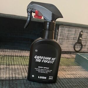 Lush Guardian of the Forest Body Spray in Black Bottle